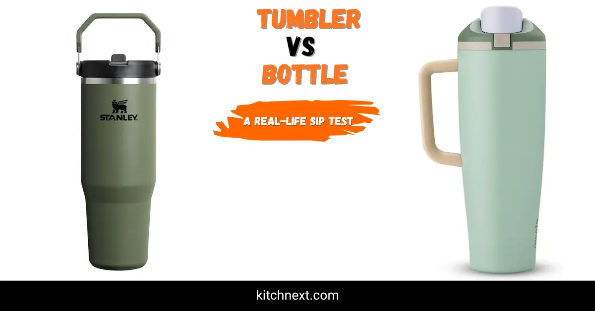 Tumbler vs Bottle – A Real-Life Sip Test