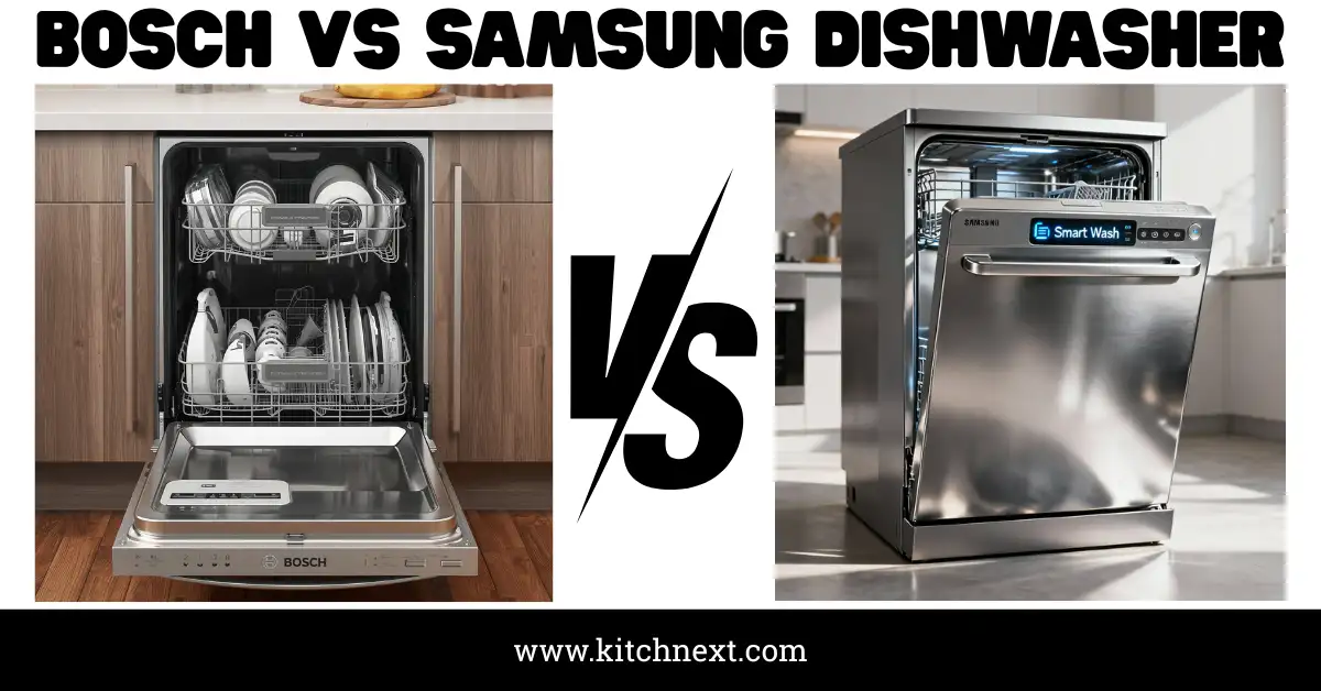 Bosch Vs Samsung Dishwasher: Deep Review