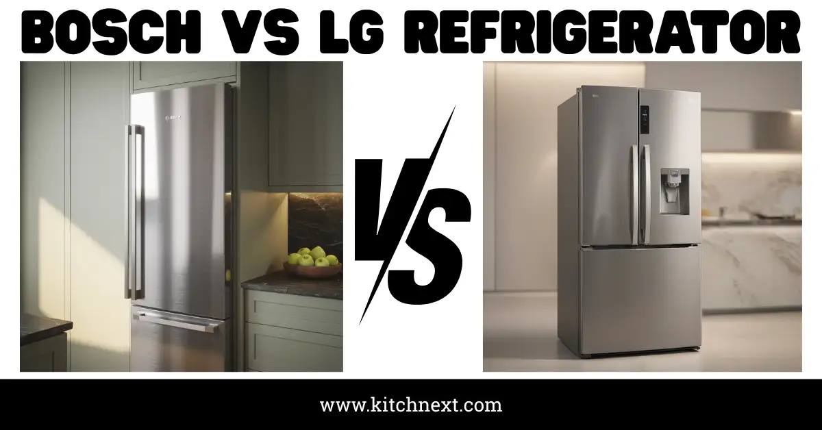 Bosch Vs LG Refrigerator: Best Choice Guide