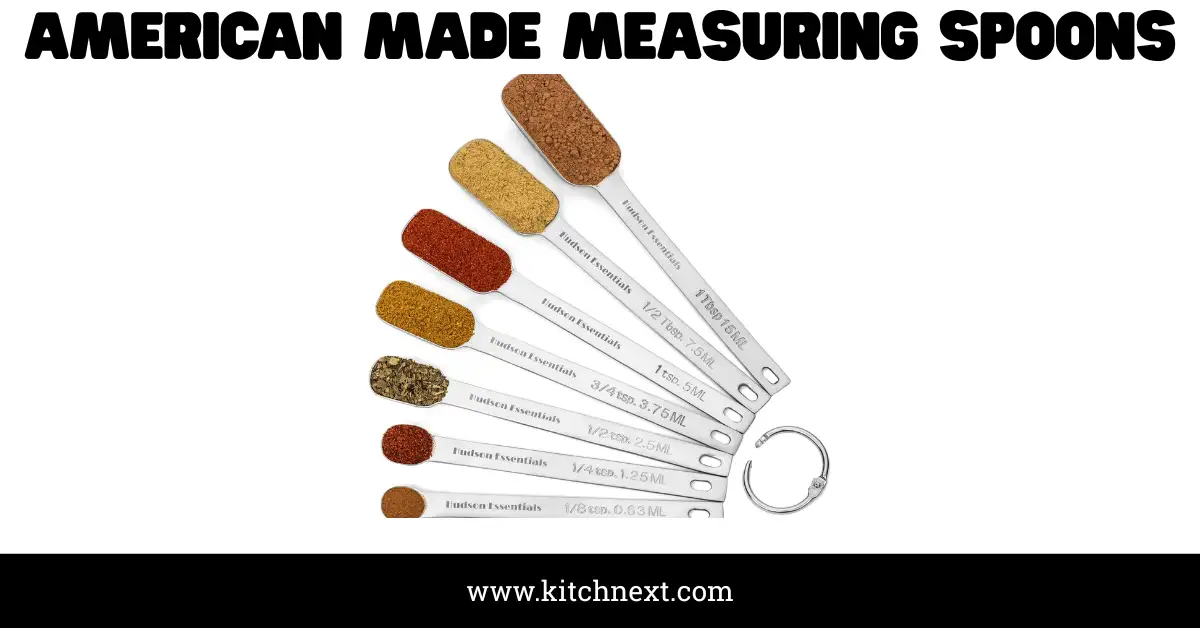 American Made Measuring Spoons: Durable & Precise