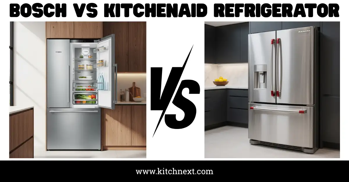Bosch Vs Kitchenaid Refrigerator: Smart Kitchen Showdown