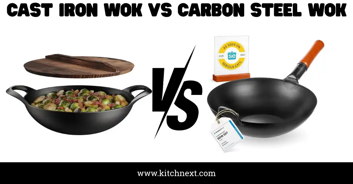 Cast Iron Wok Vs Carbon Steel Wok: Ultimate Cooking Showdown