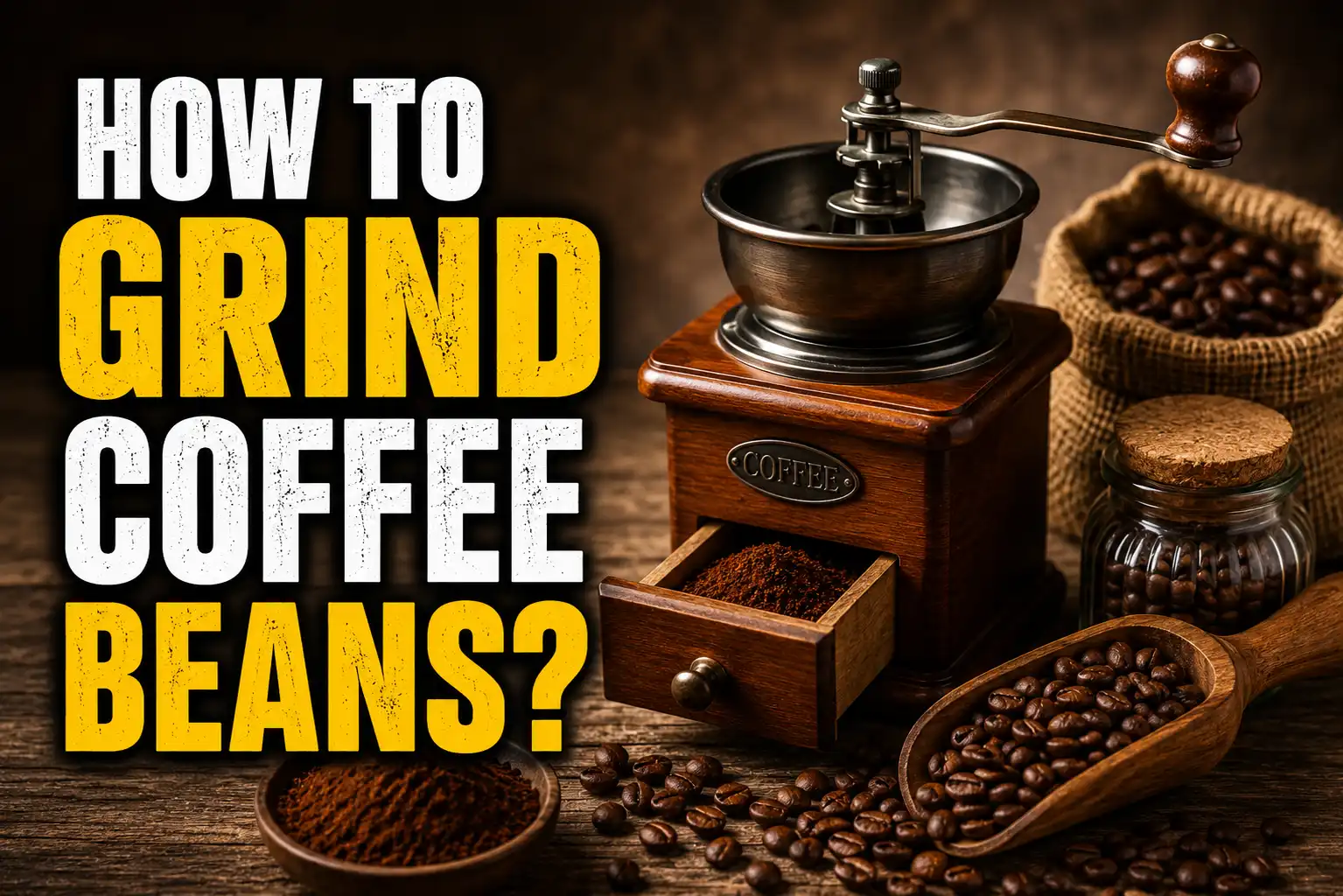 How to Grind Coffee Beans?