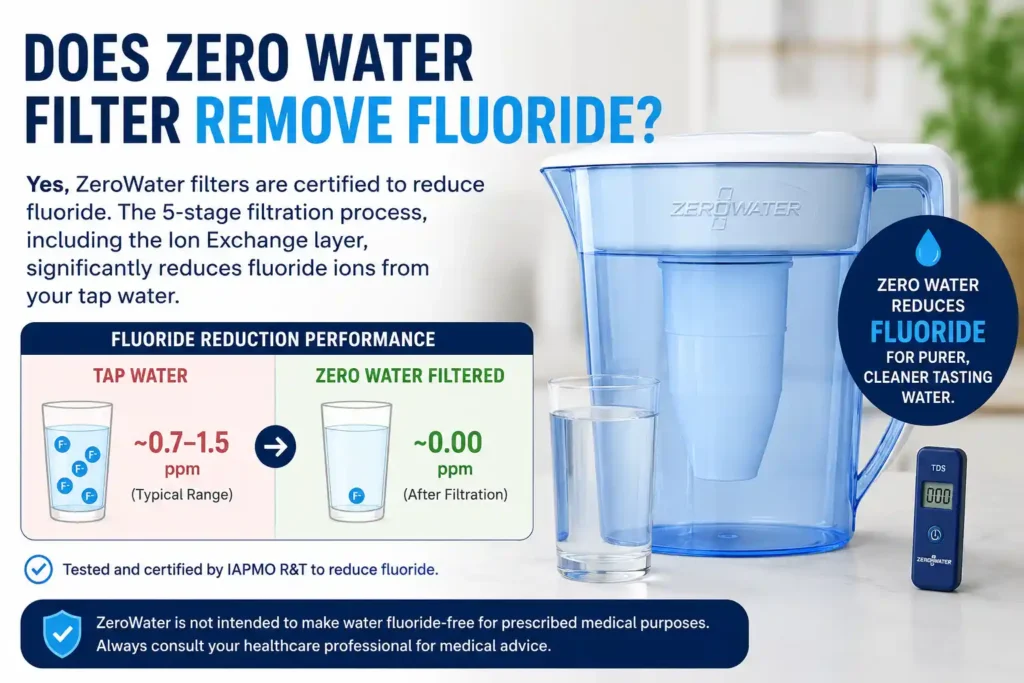 Does Zero Water Filter Remove Fluoride?