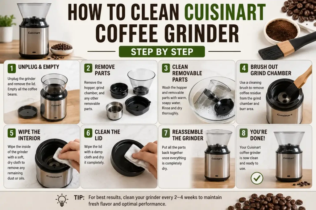 How to Clean Cuisinart Coffee Grinder