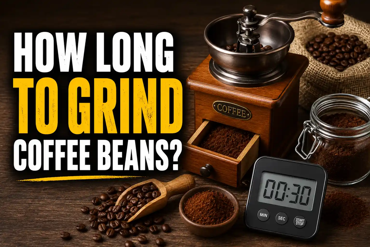 How Long to Grind Coffee Beans?