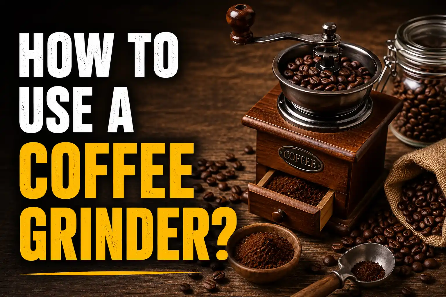 How to Use a Coffee Grinder?