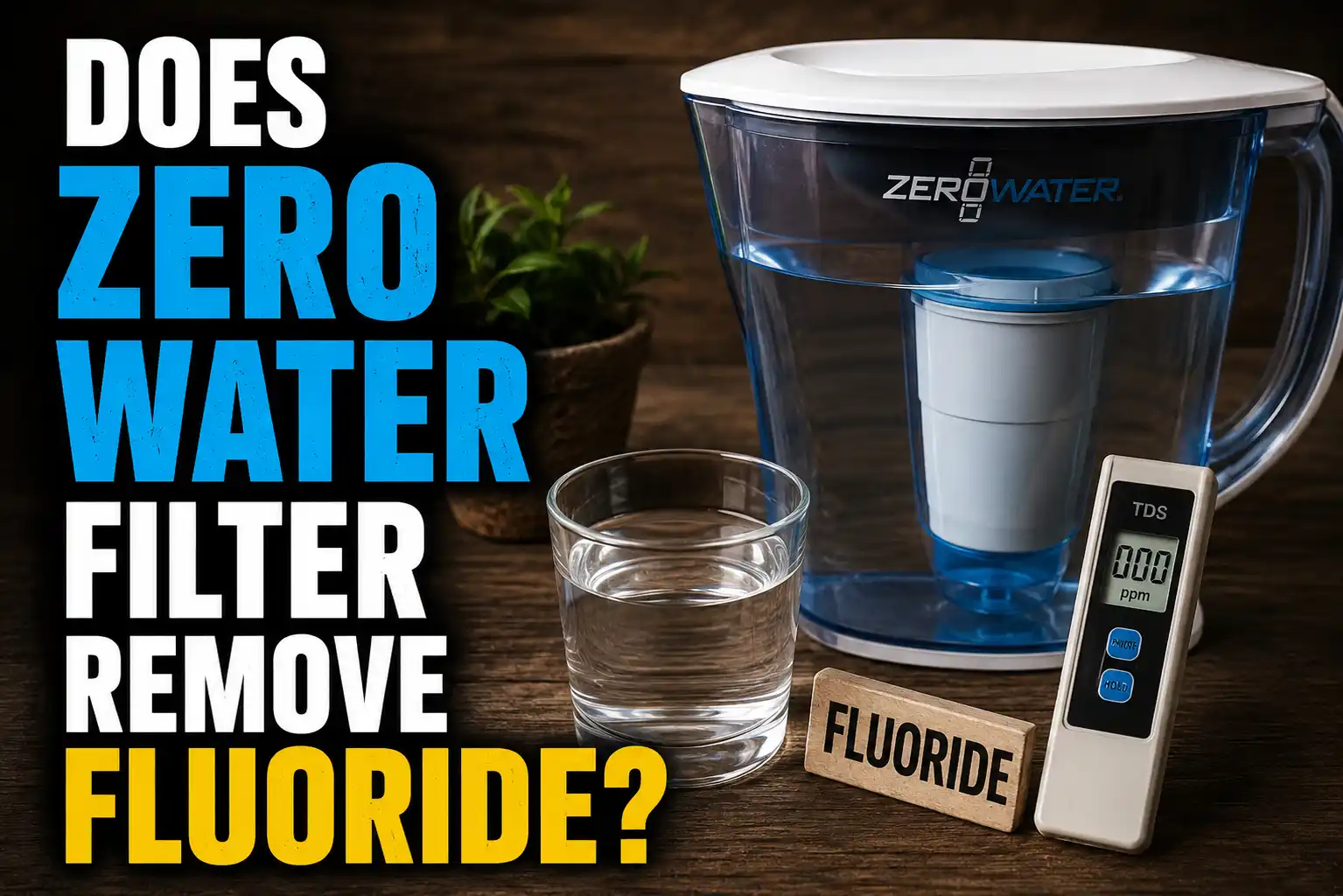 Does Zero Water Filter Remove Fluoride?