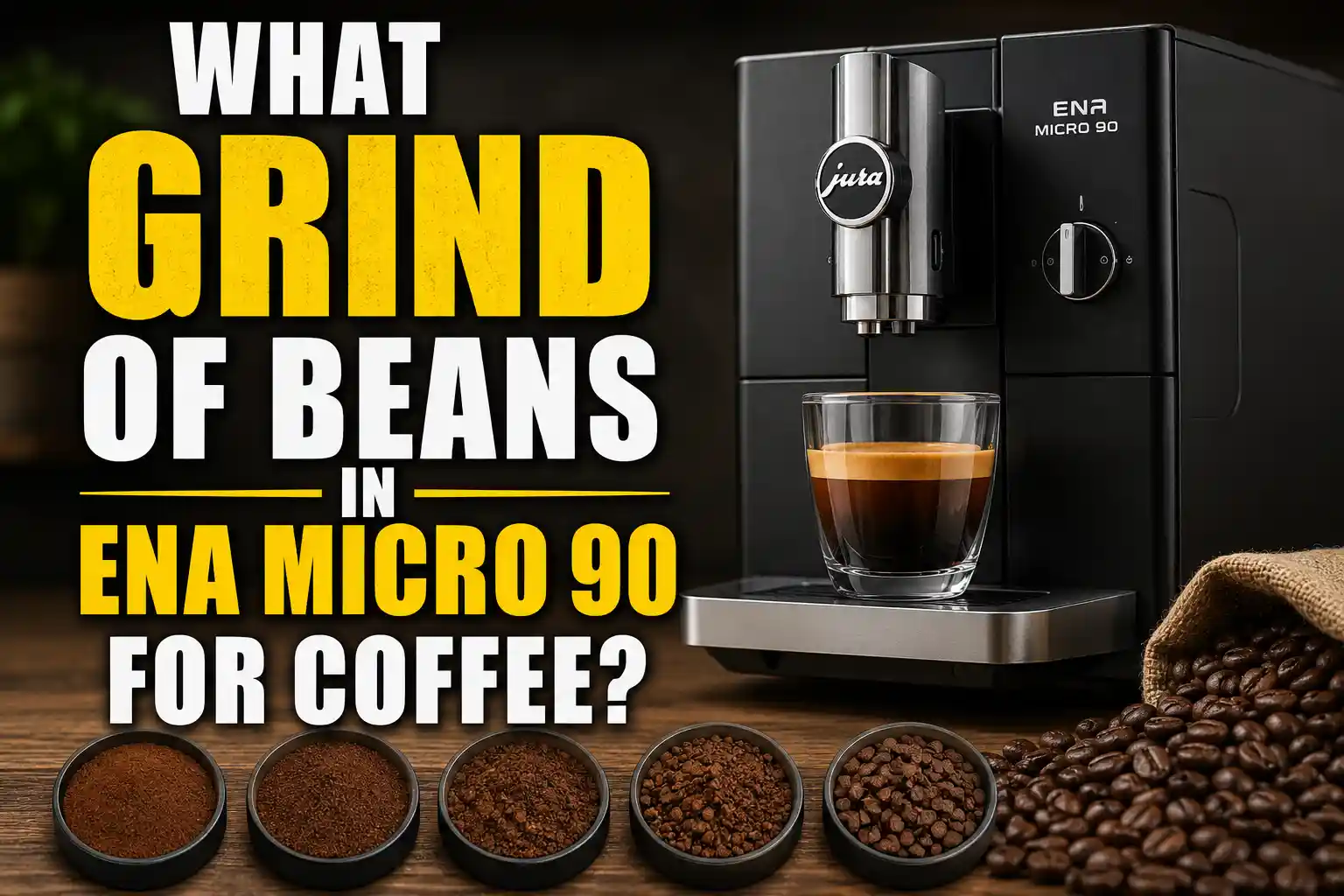 What Grind of Beans in Ena Micro 90 for Coffee?