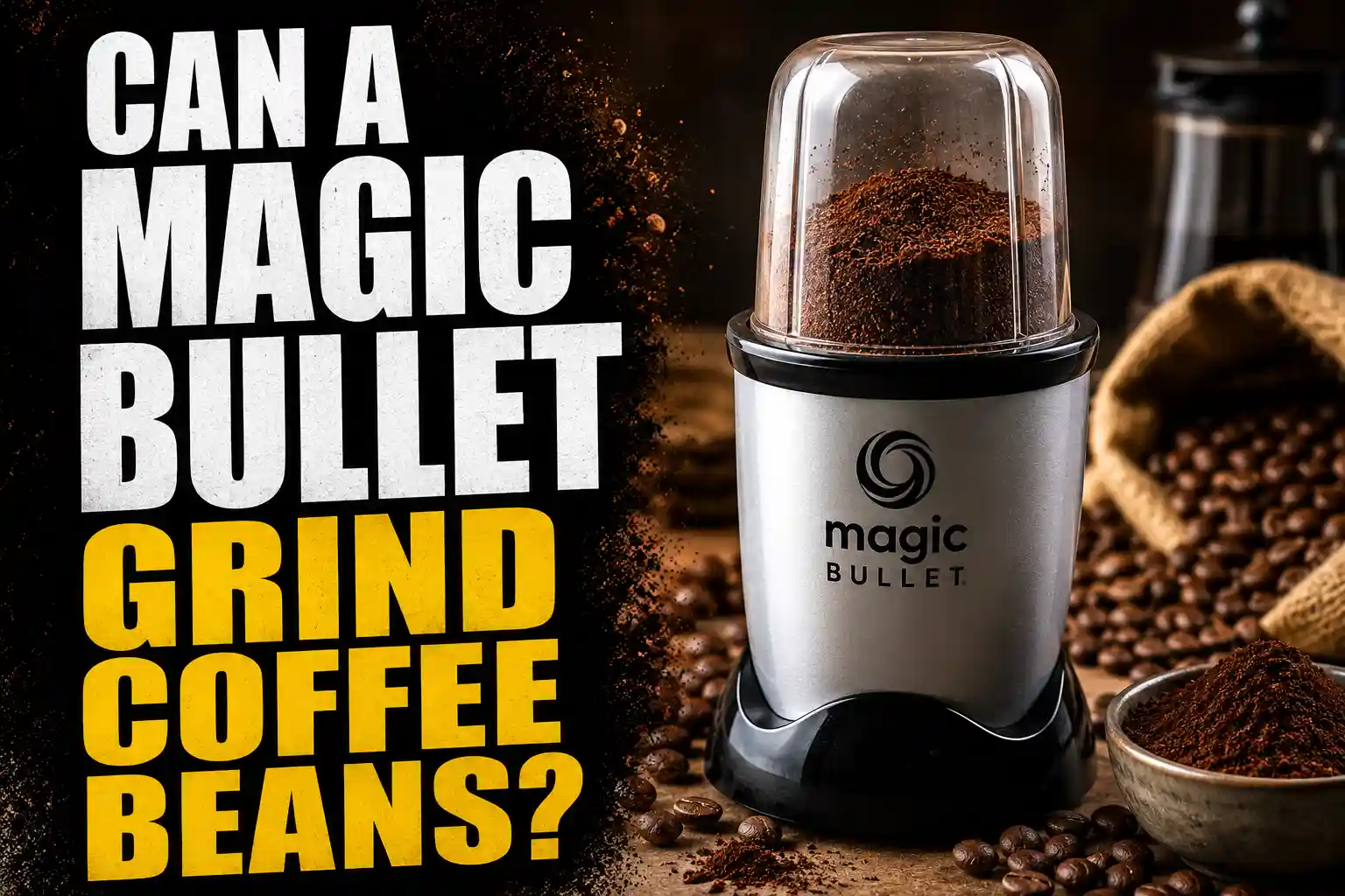 Can a Magic Bullet Grind Coffee Beans? Here's What I Found Out