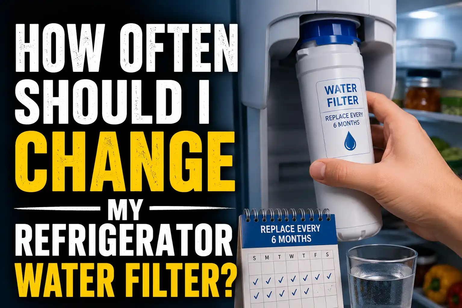 How Often Should I Change My Refrigerator Water Filter?
