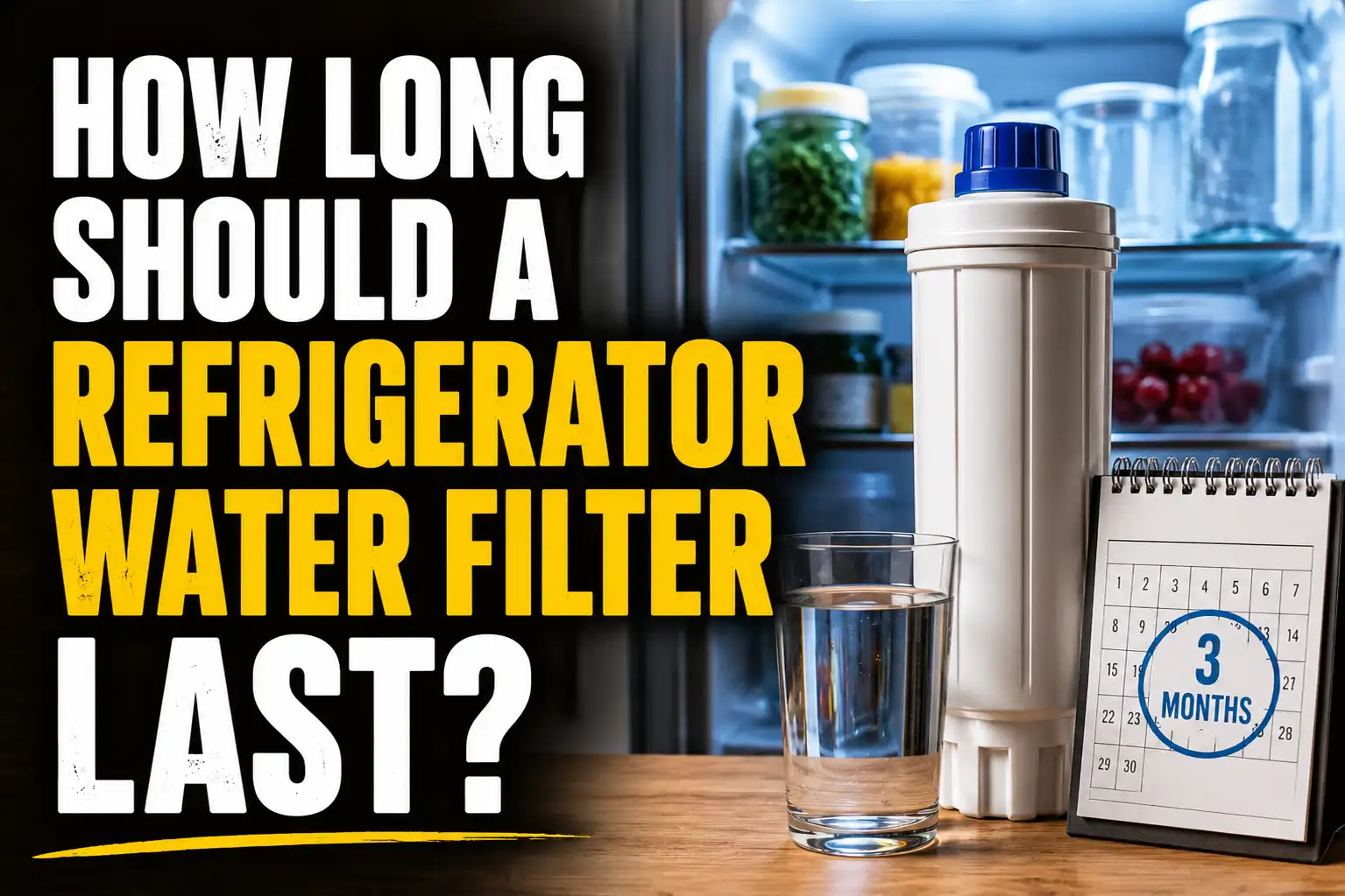 How Long Should a Refrigerator Water Filter Last?