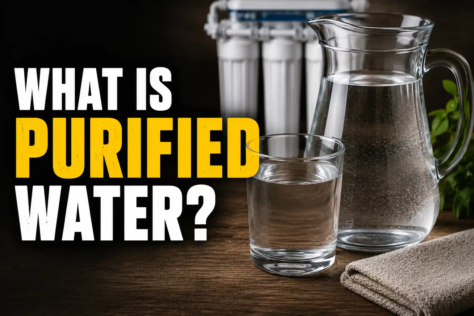 What Is Purified Water?