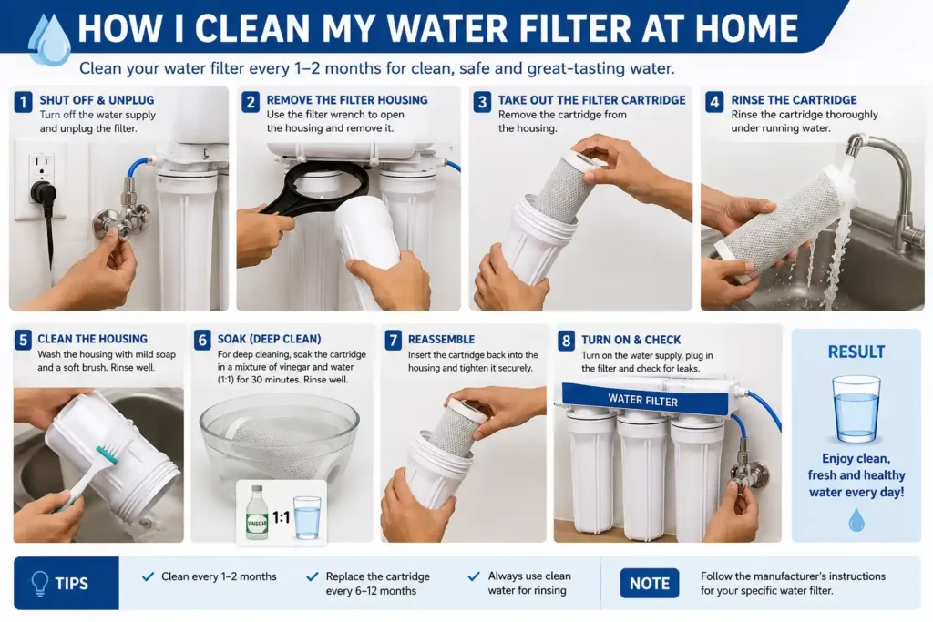 How to Clean Water Filter