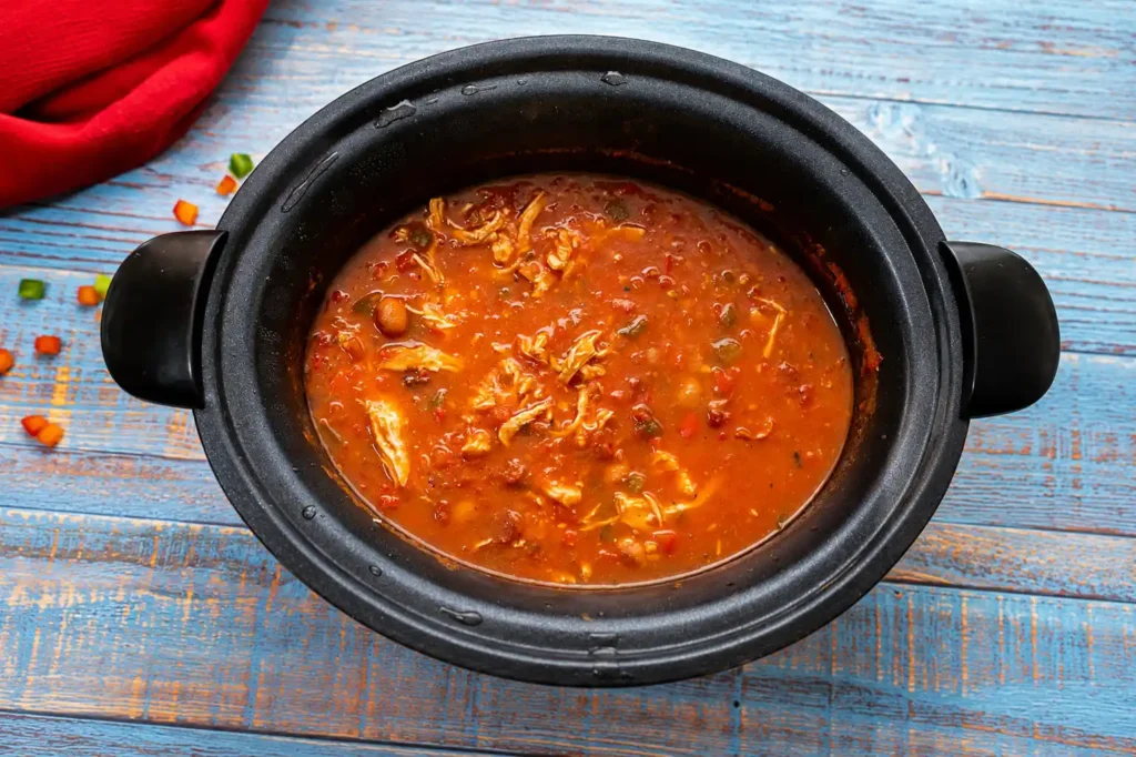 Crockpot Chicken Tortilla Soup