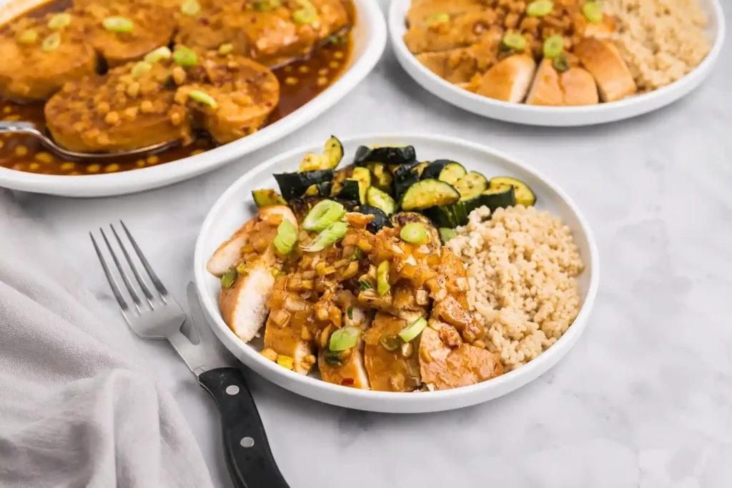 Crock Pot Honey Bourbon Chicken