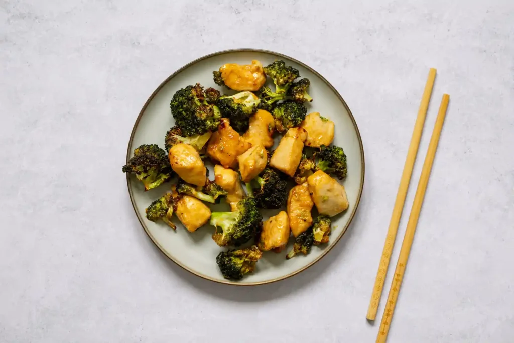 Air Fryer Chicken and Broccoli