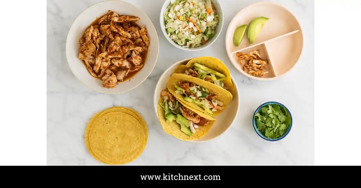 Crockpot Chicken Tacos with Salsa