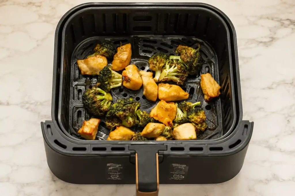 Air Fryer Chicken and Broccoli