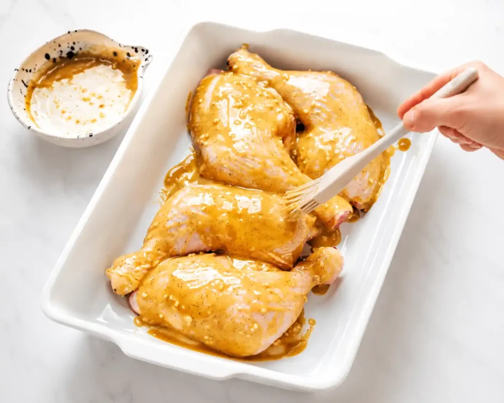 Grilled Chicken Quarters