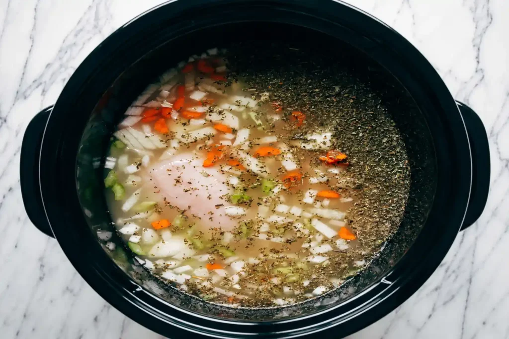 Crockpot Chicken Gnocchi Soup