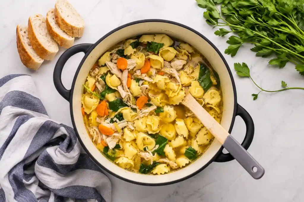 Chicken Tortellini Soup