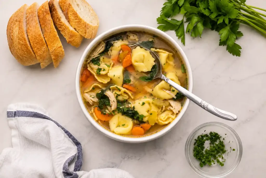 Chicken Tortellini Soup