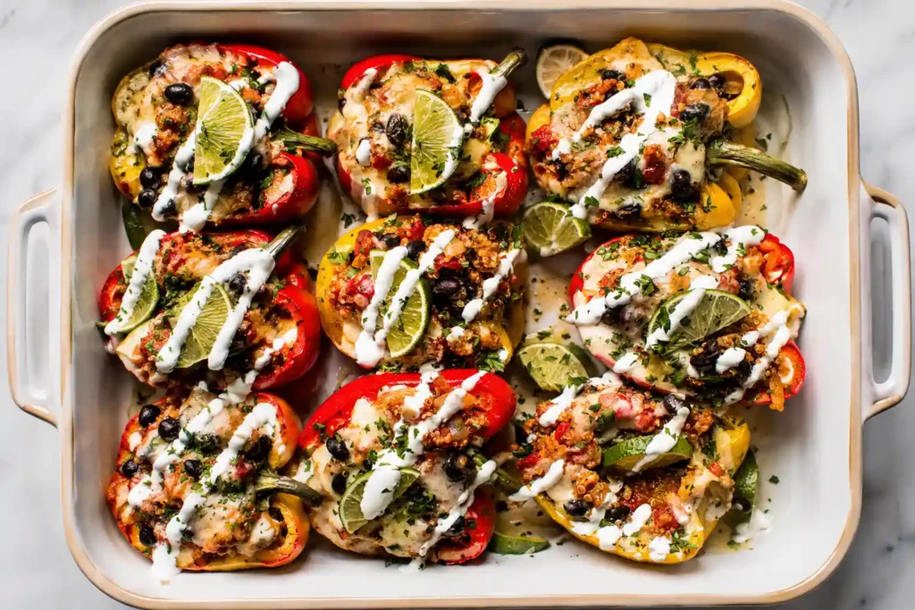 Stuffed Peppers Beef And Quinoa