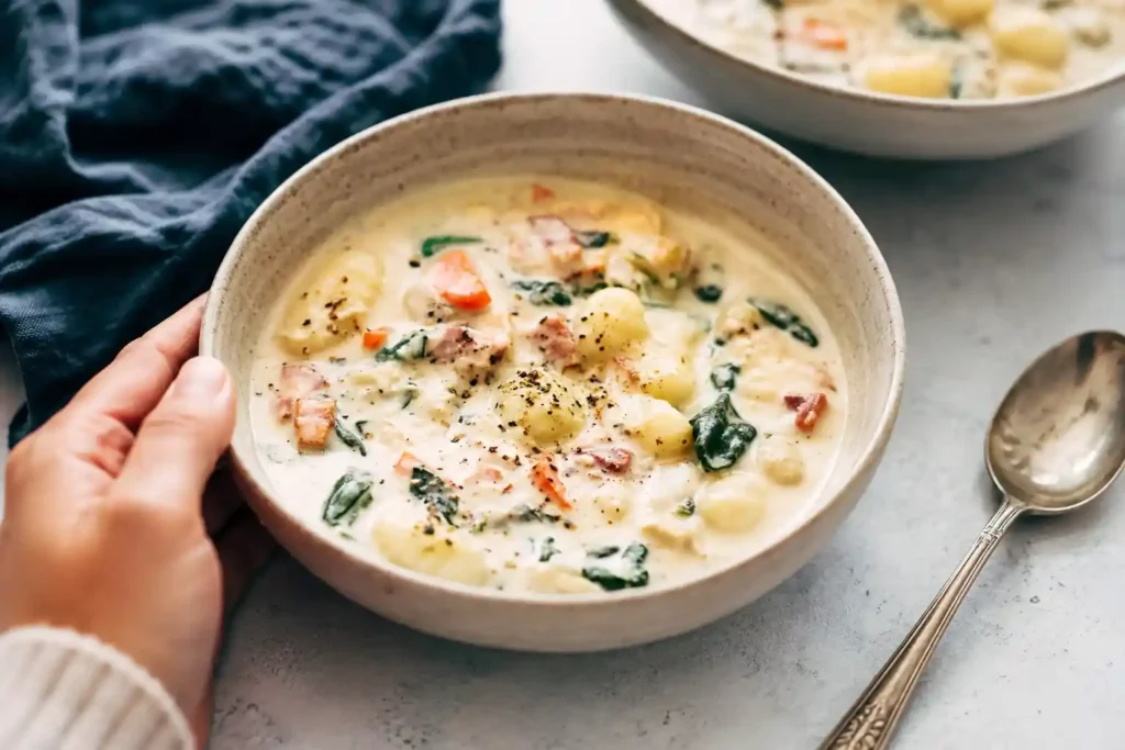 Crockpot Chicken Gnocchi Soup