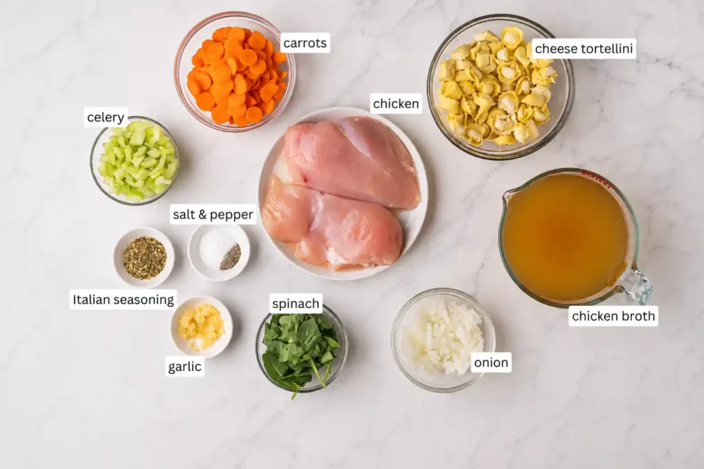 Chicken Tortellini Soup