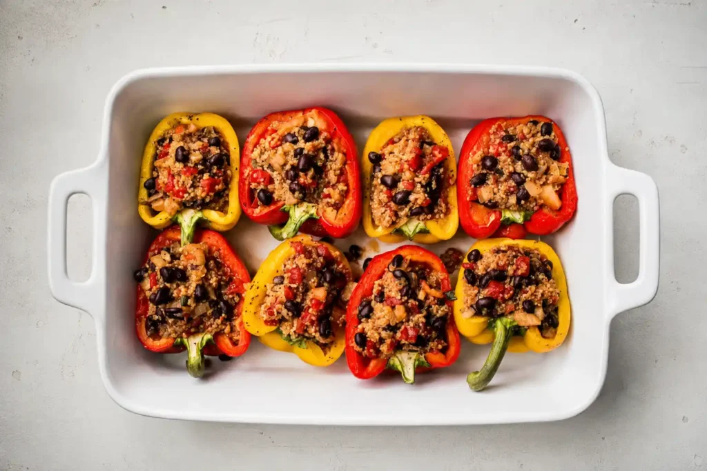 Stuffed Peppers Beef And Quinoa