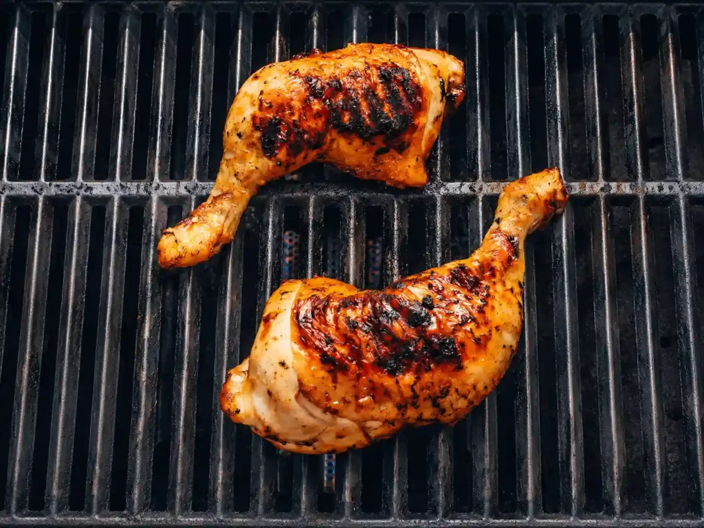 Grilled Chicken Quarters