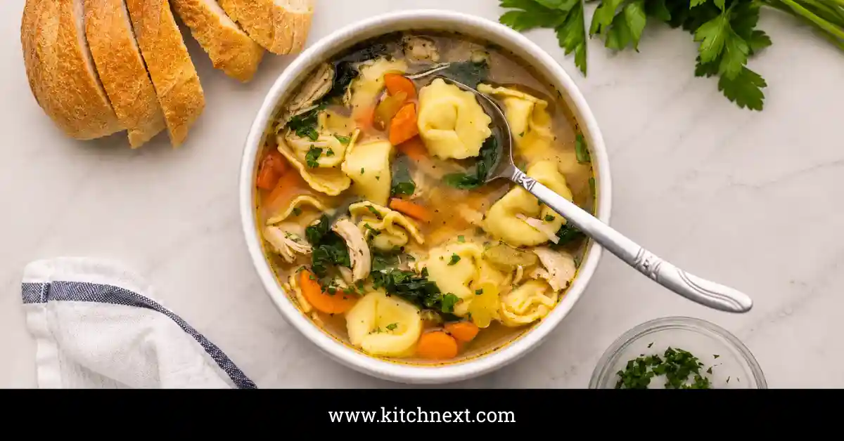 Chicken Tortellini Soup
