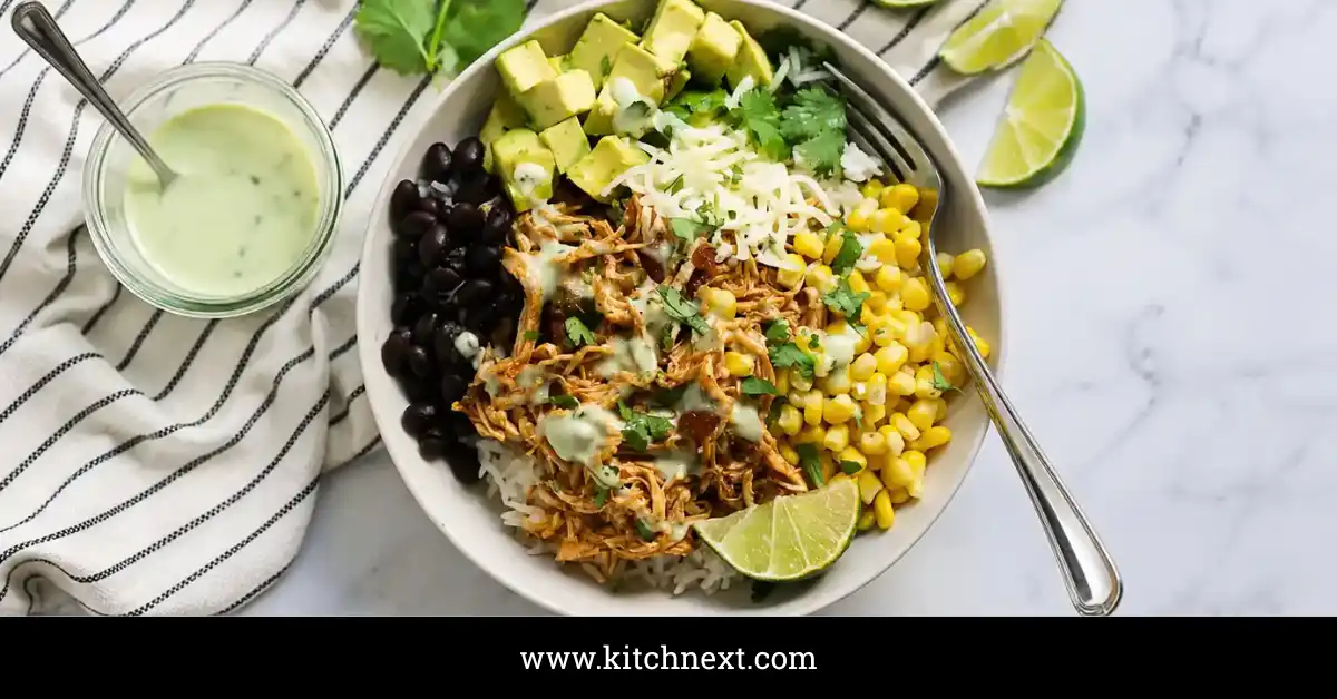 Shredded Chicken Rice Bowls Recipe