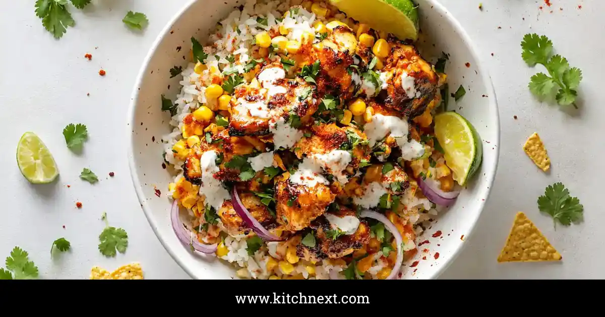 Street Corn Chicken Rice Bowl Recipe