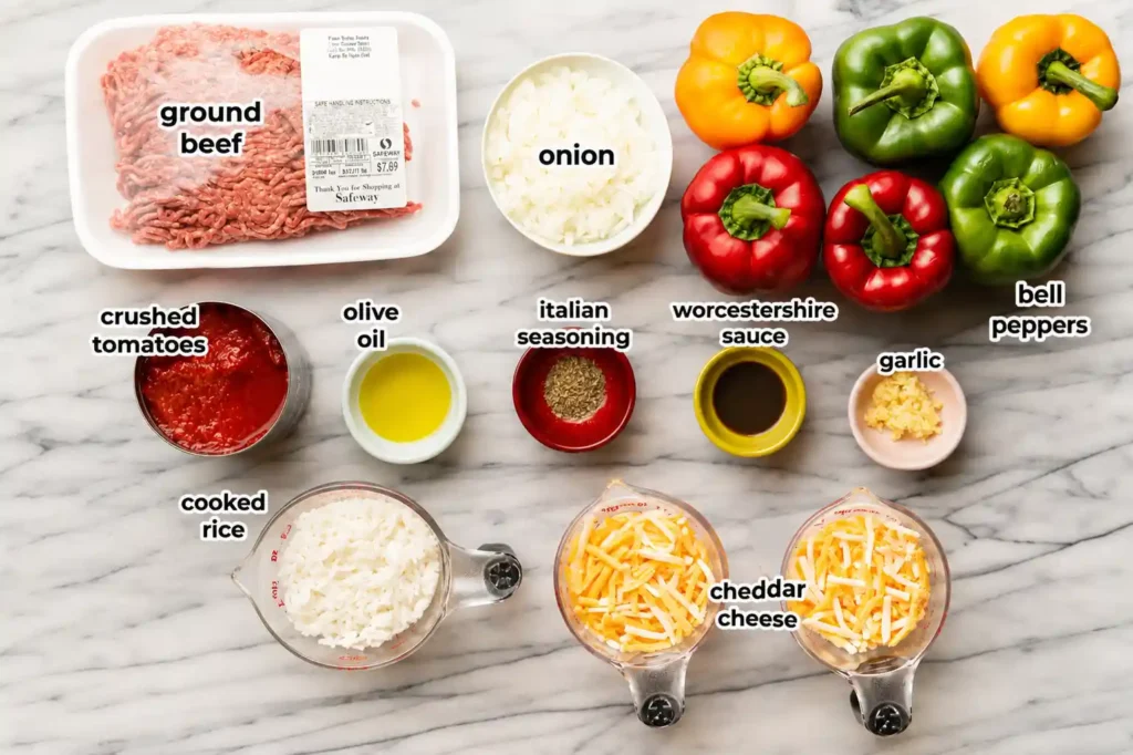 Classic Beef Stuffed Peppers Oven