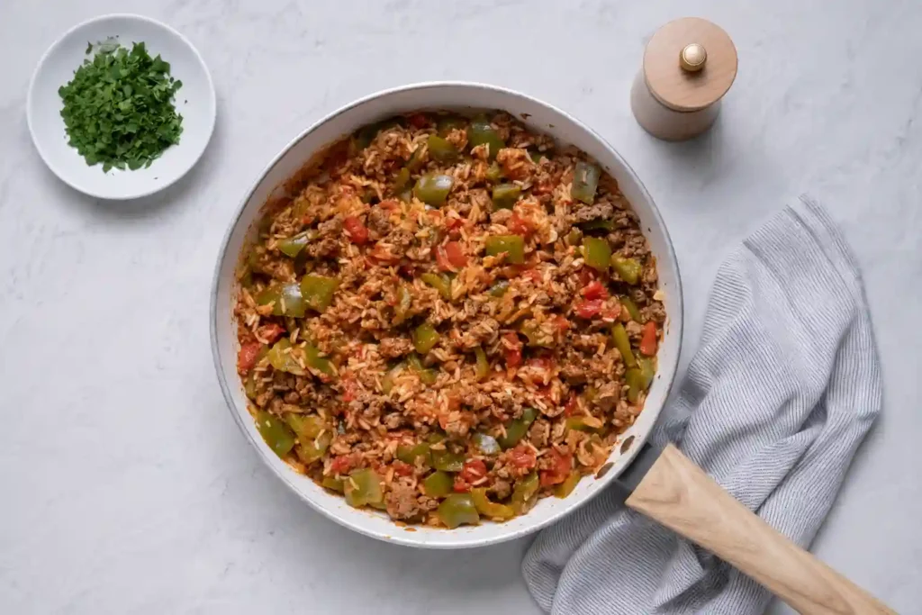 Unstuffed Peppers