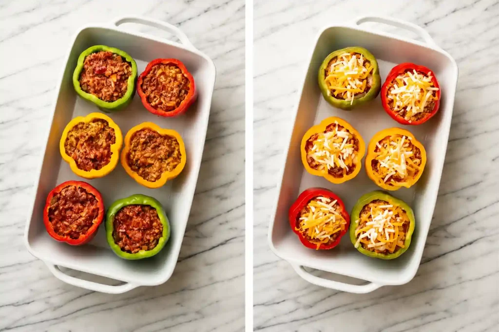 Ground Beef Stuffed Peppers