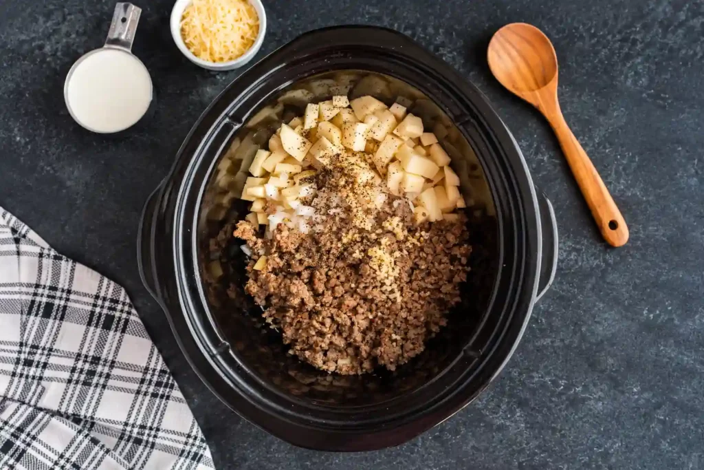 Crockpot Sausage Potato Soup