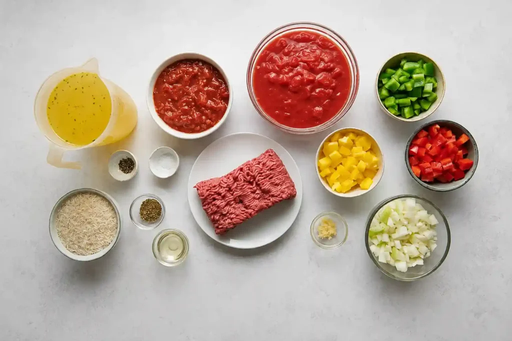 Stovetop Stuffed Pepper Soup