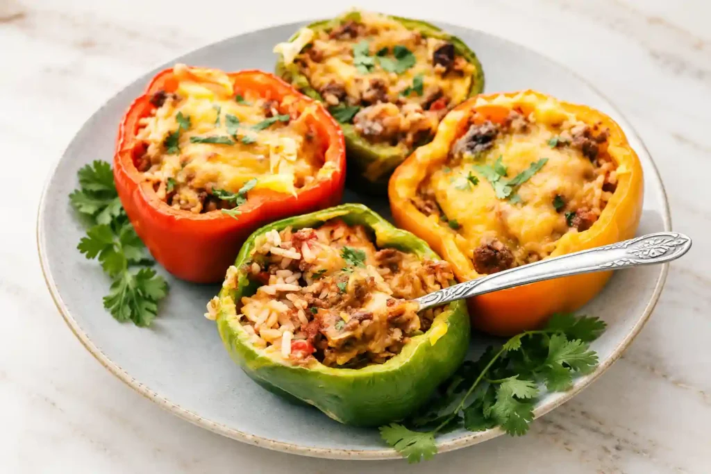 Air Fryer Stuffed Peppers