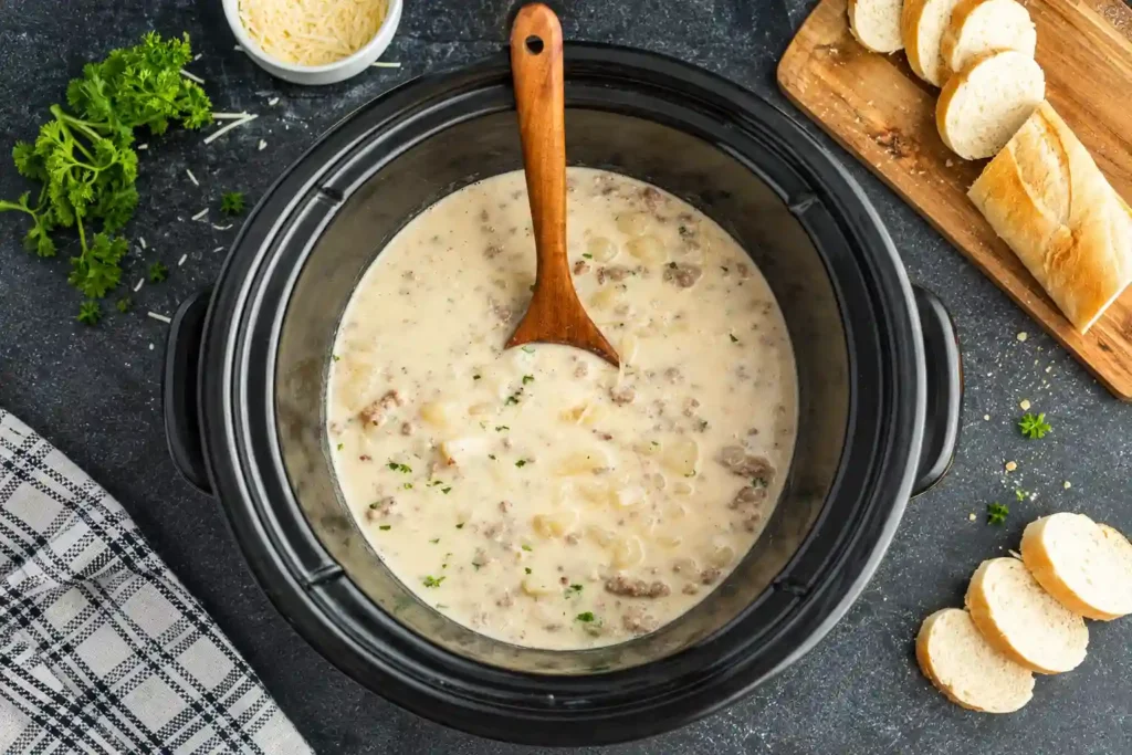 Crockpot Sausage Potato Soup