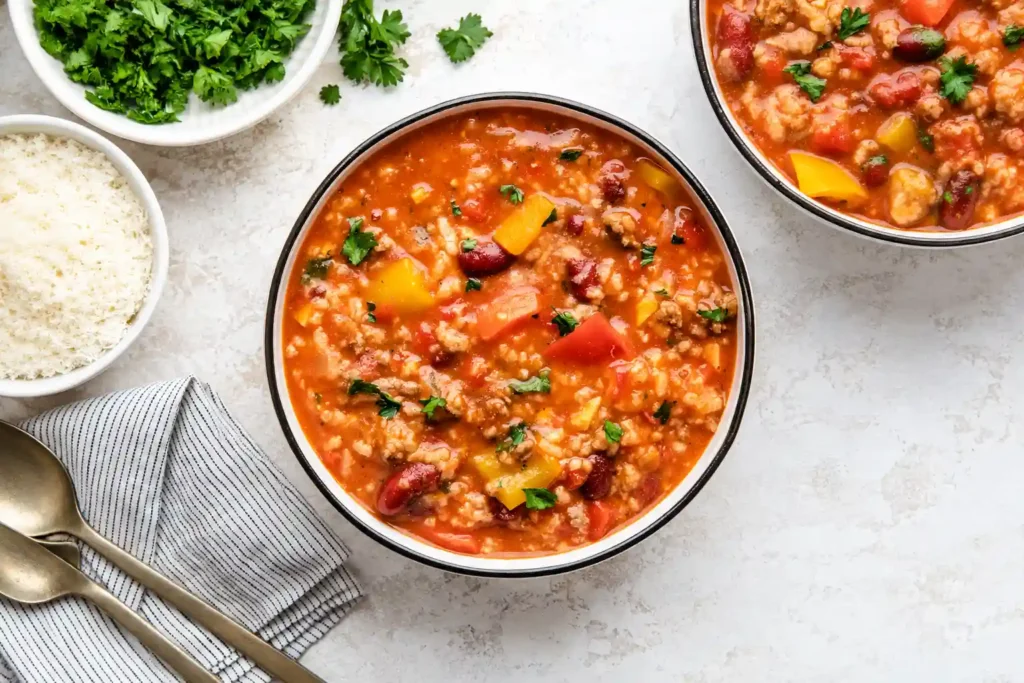 Instant Pot Stuffed Pepper Soup