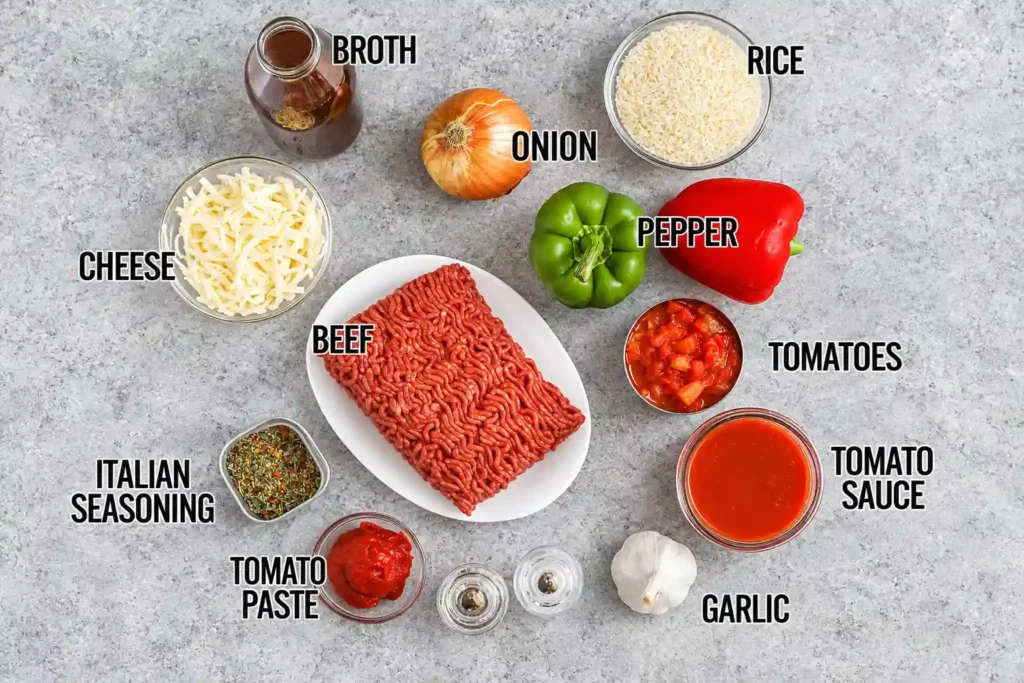 Stuffed Pepper Casserole