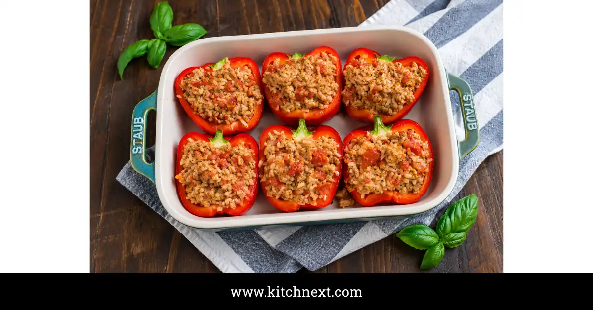 Italian Stuffed Peppers Recipe (Easy & Cheesy)