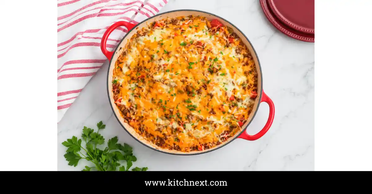 Stuffed Pepper Casserole with Beef (One-Pan Recipe)