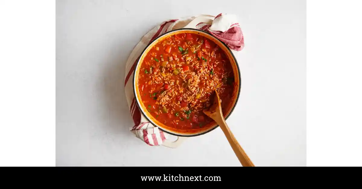 Stovetop Stuffed Pepper Soup