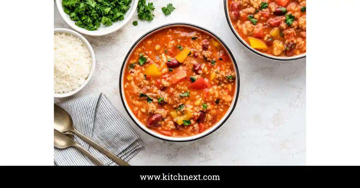 Instant Pot Stuffed Pepper Soup