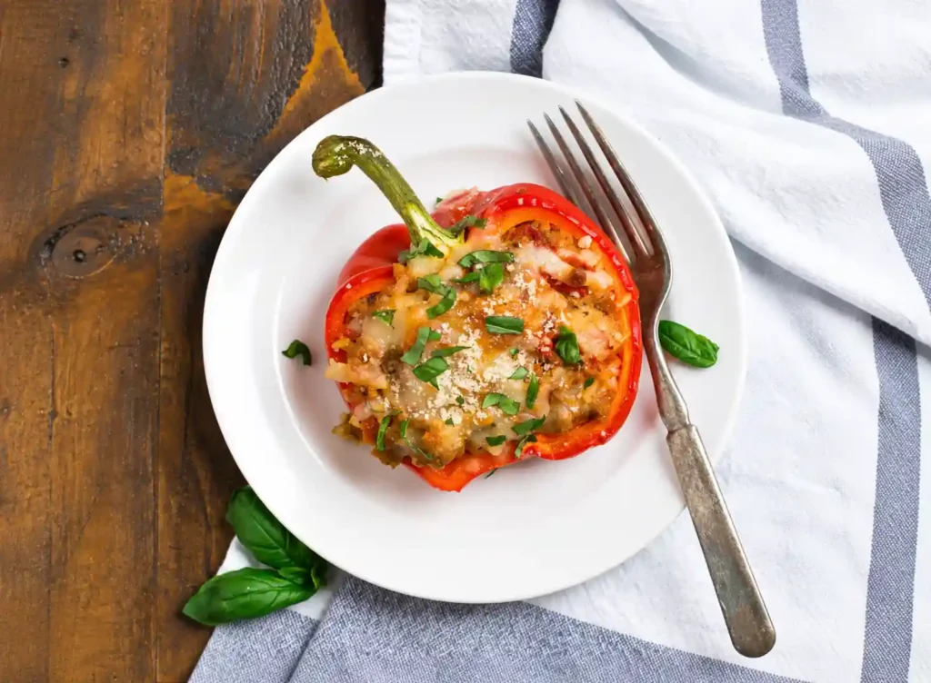 Italian Stuffed Peppers Recipe (Easy & Cheesy)