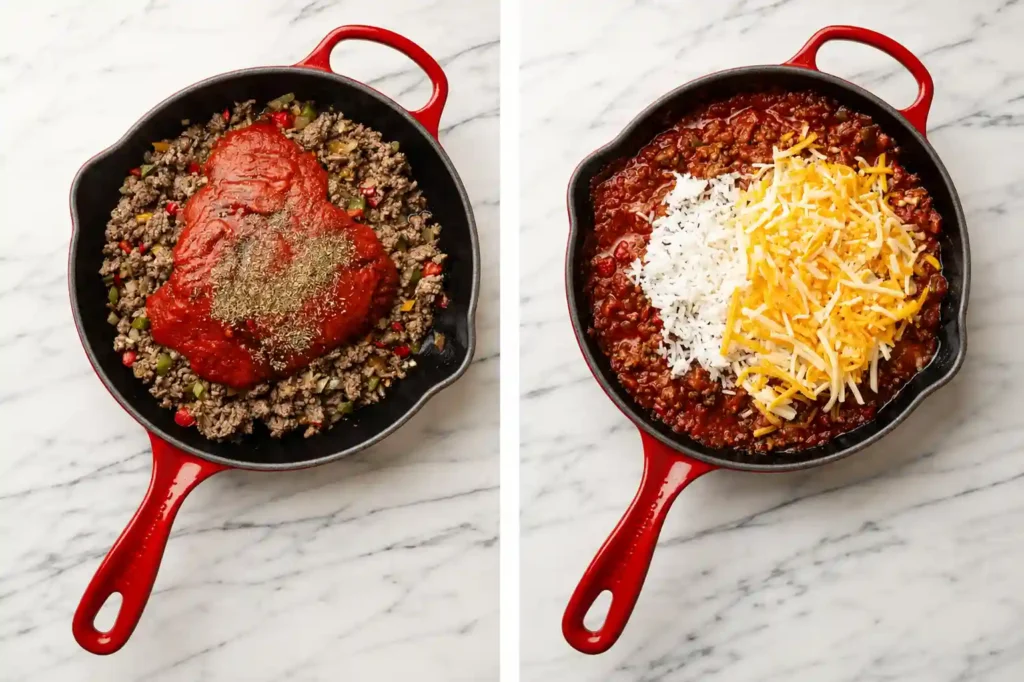 Ground Beef Stuffed Peppers